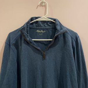 VINTAGE BLUE QUARTER ZIP!